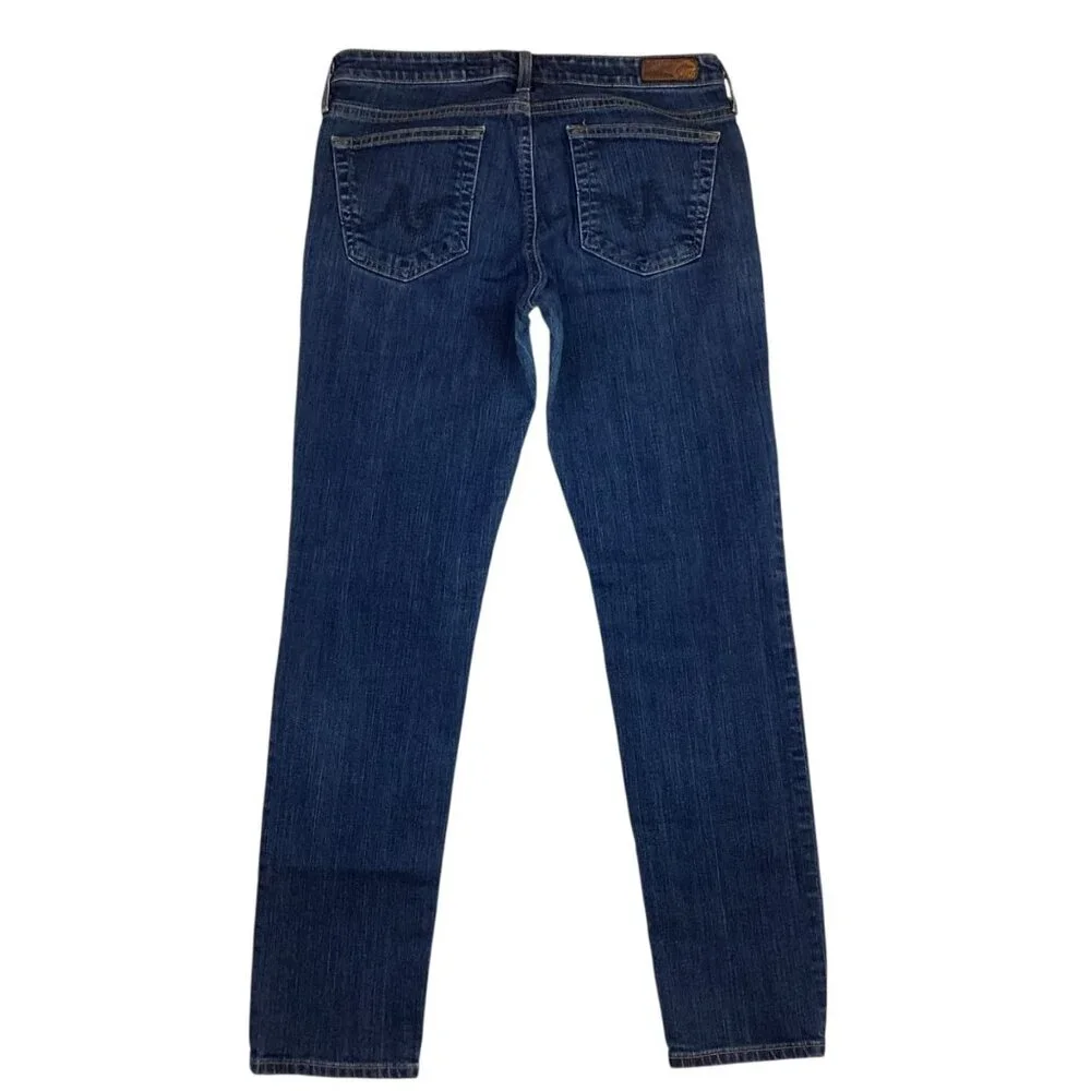 Adriano Goldschmied Womens 30R Stilt Cigarette Jeans Dark Wash Denim - Picture 6 of 12